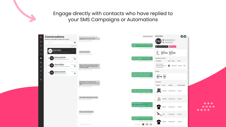 Sendlane: Unified Email & SMS Screenshot