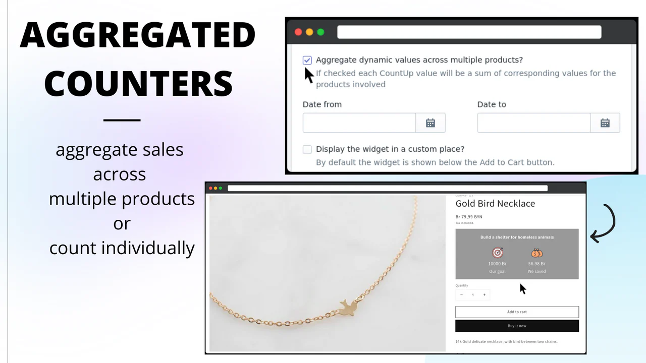 Aggregated counters