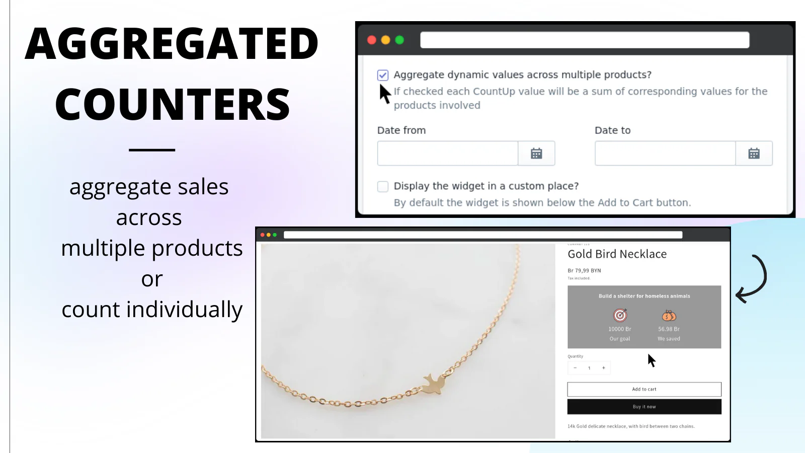 Aggregated counters