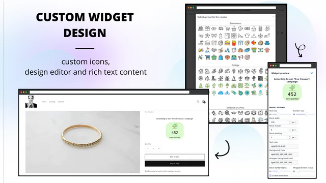 Design de widget personnalisé