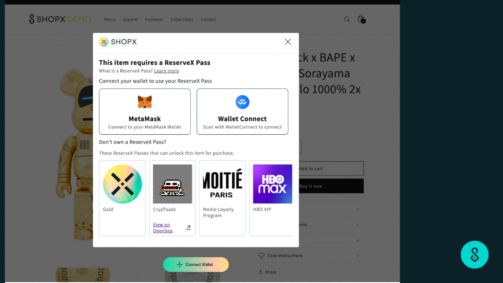 ReserveX Restriktioner Tema App Extension