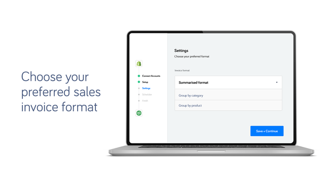 choose sales invoice format