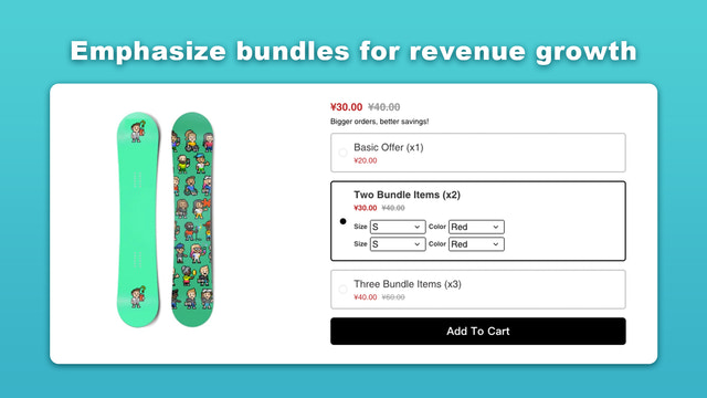 Emphasize bundles for revenue growth