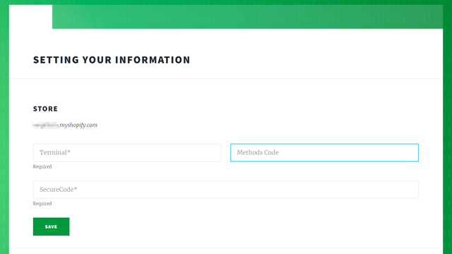 Configure a página de informações do MID após a instalação bem-sucedida