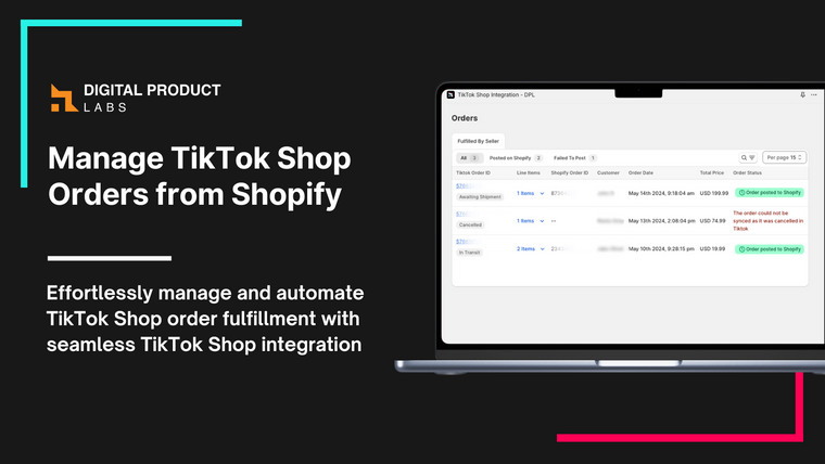 TikTok Shop Integration ‑ DPL Screenshot