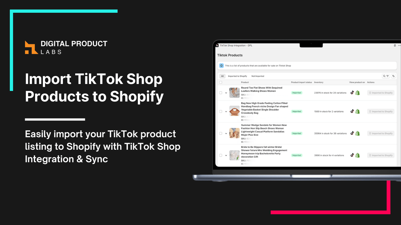 Import TikTok Shop Products to Shopify