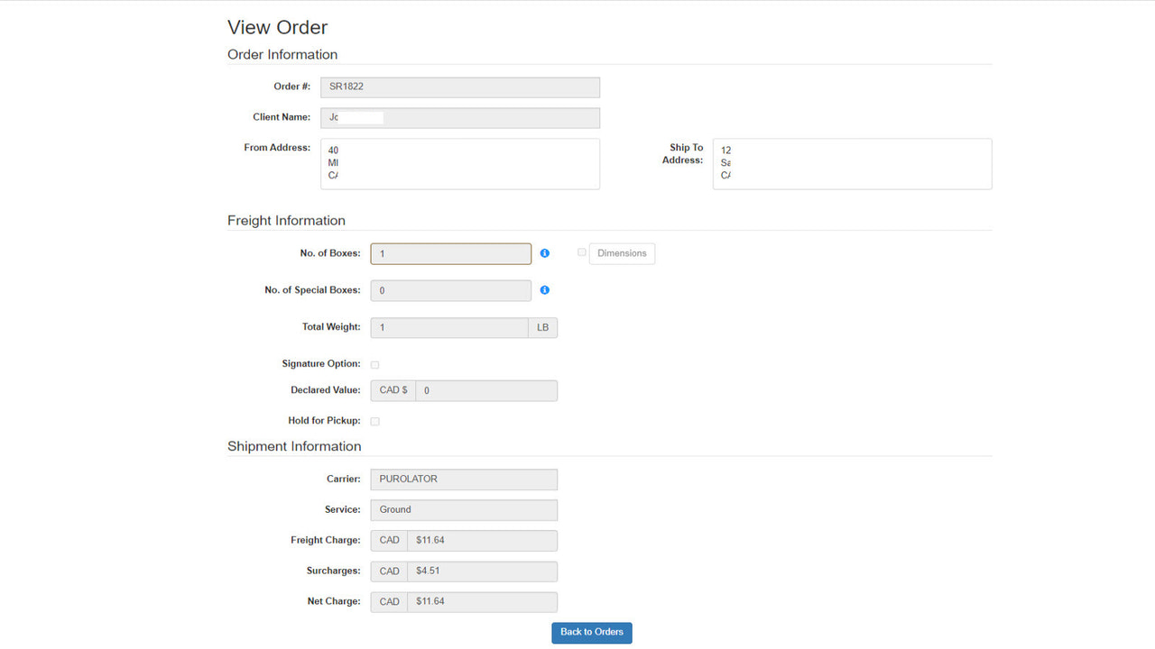 Additional packaging and shipping details