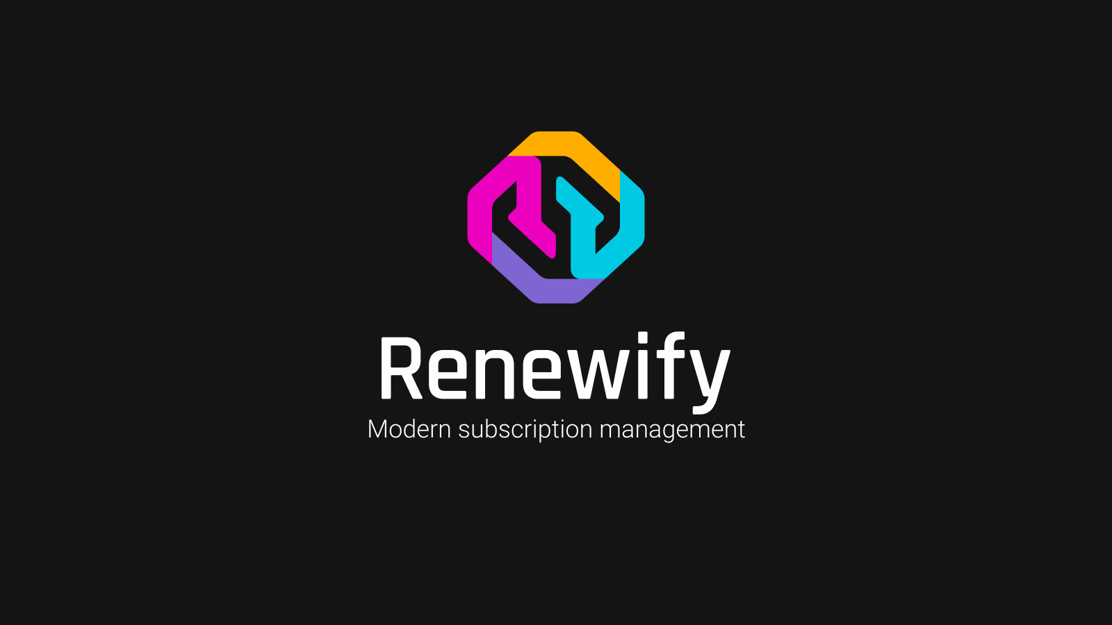 Renewify, modern subscription management