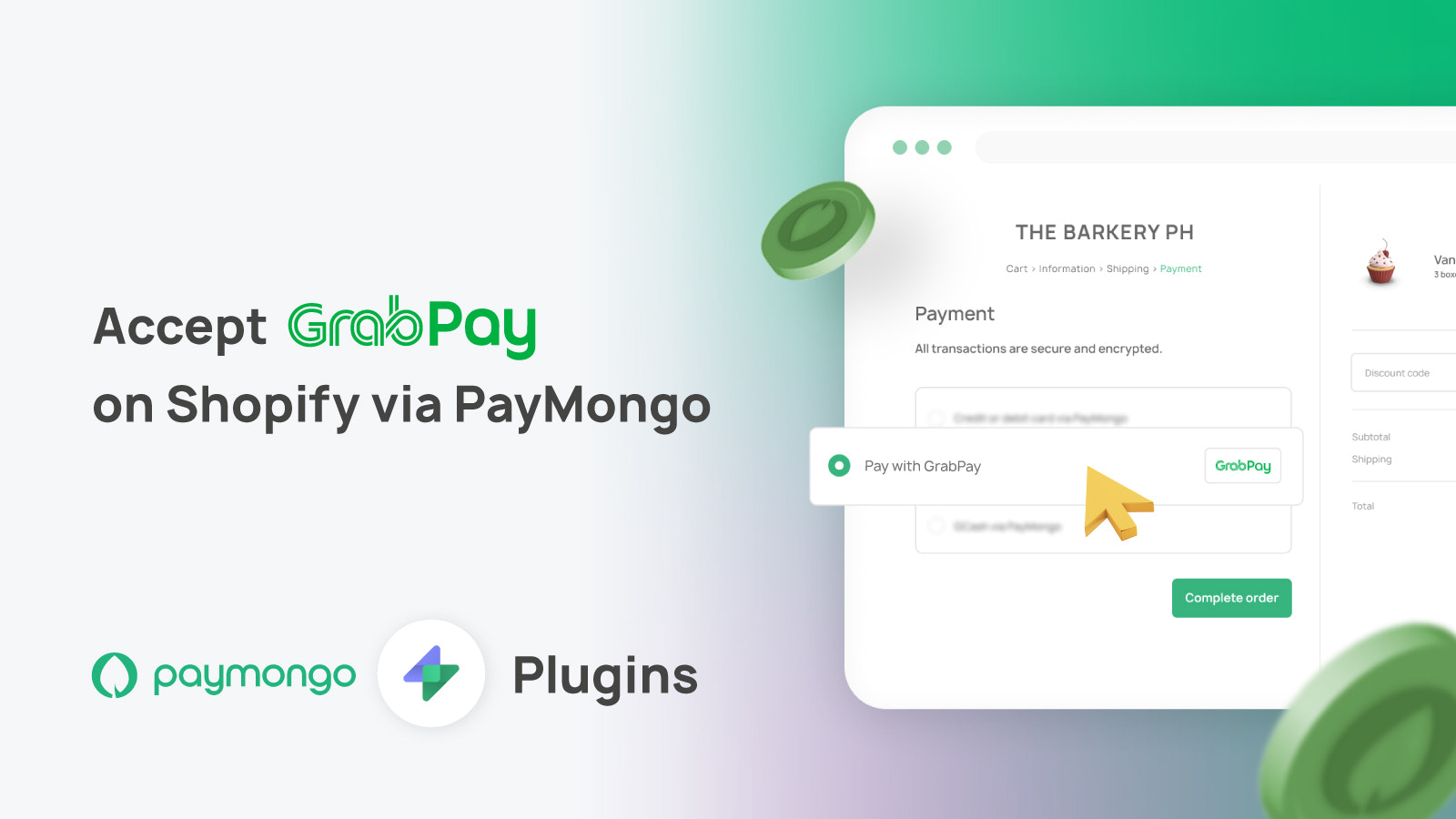 通过PayMongo在Shopify上接受GrabPay支付