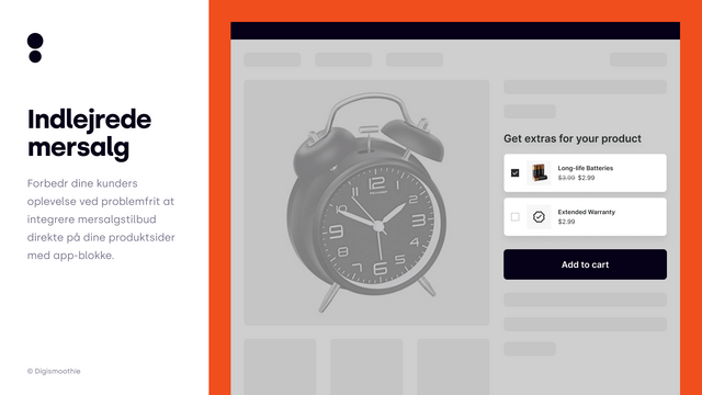 Integrer mersalg direkte på produktsiderne