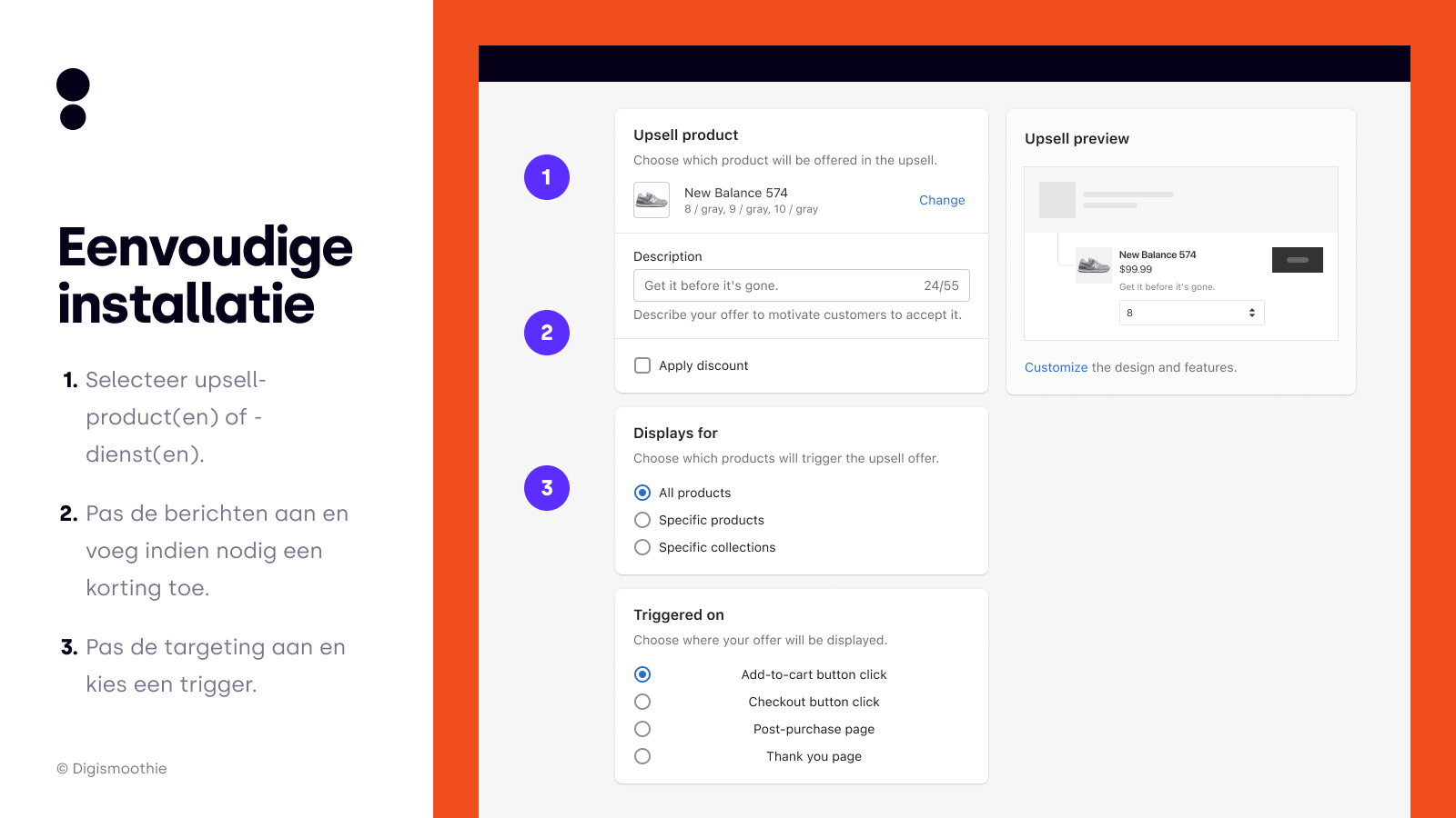 Maak upsell in 3 eenvoudige stappen