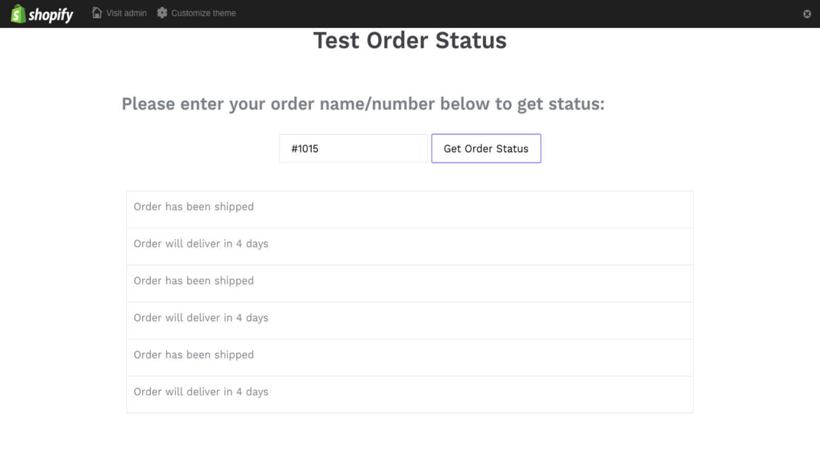 track your order