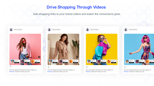 GluedIn Shoppable Video Widget