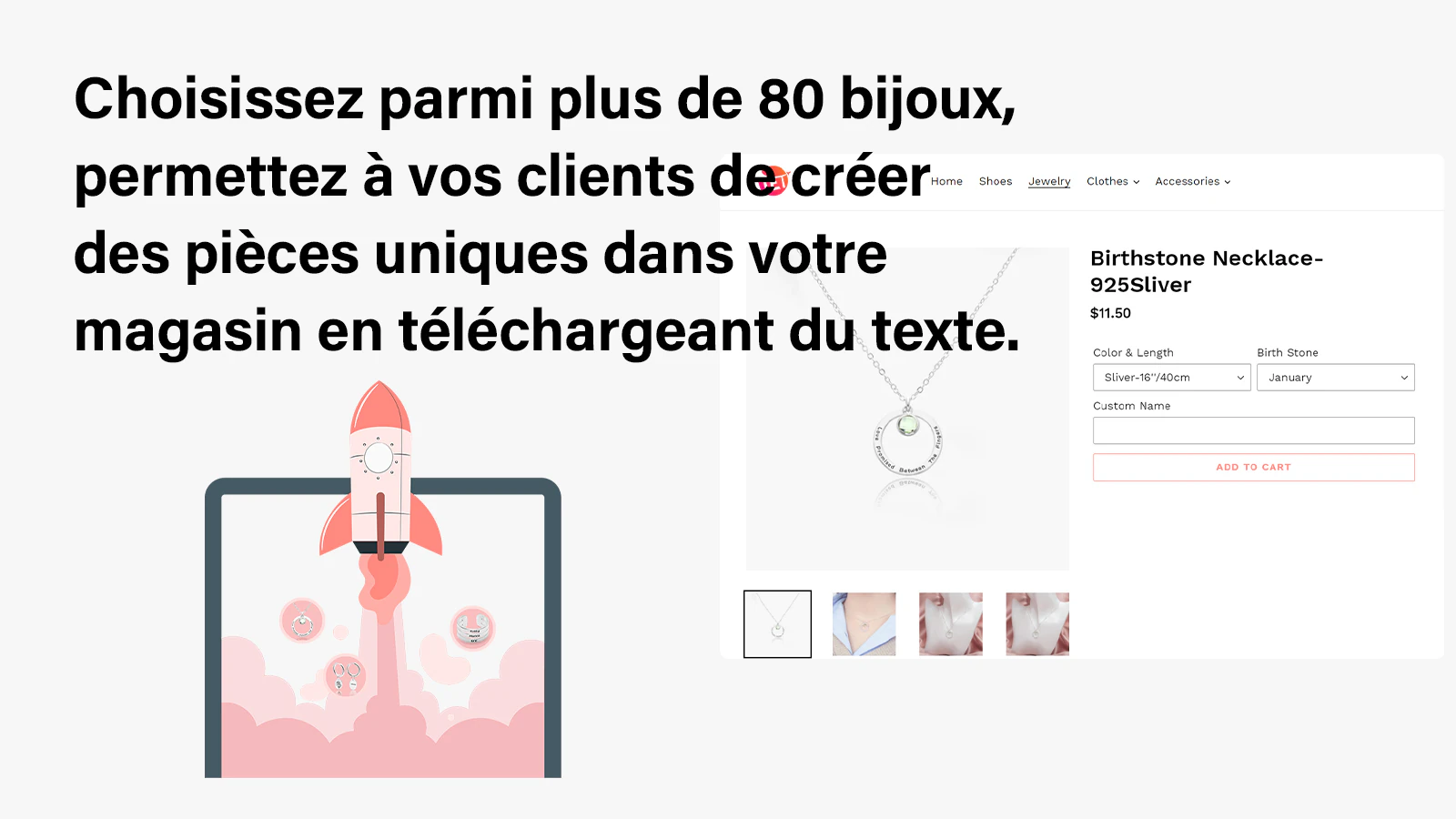 Plus de 80 bijoux et cadeaux personnalisés pour le branding et l