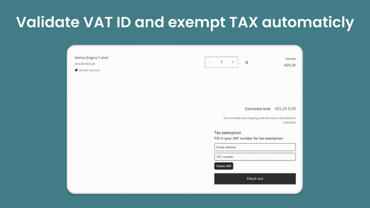 OO ‑ EU Tax exemption Screenshot