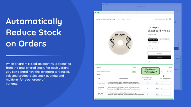 VSI: Variants Shared Inventory Screenshot