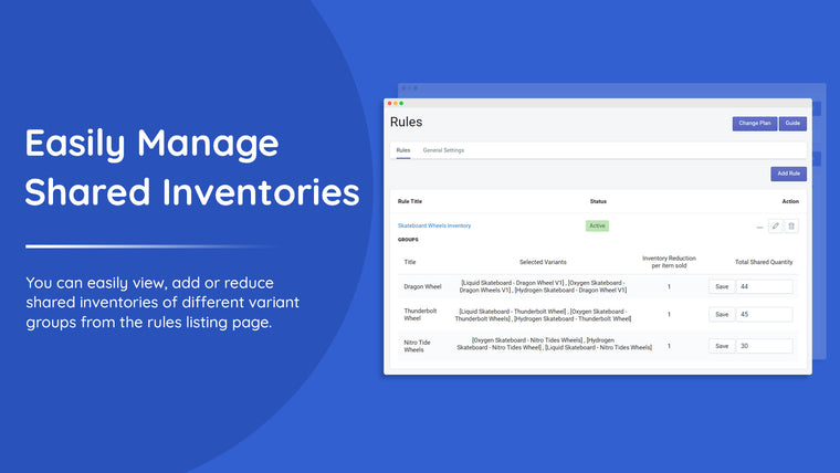 VSI: Variants Shared Inventory Screenshot