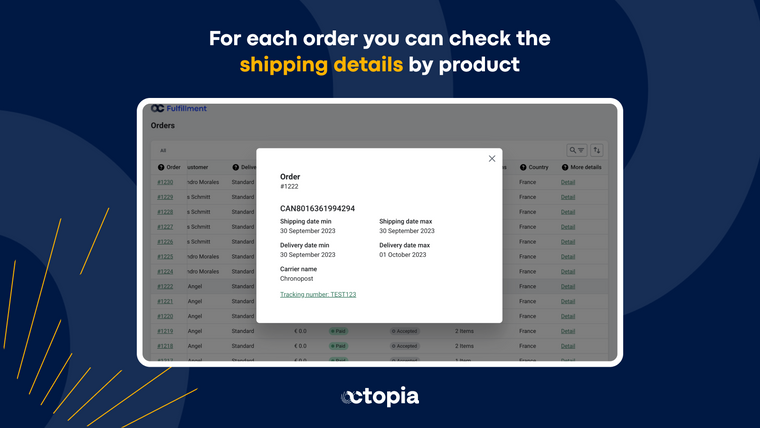 Octopia Fulfillment solutions Screenshot