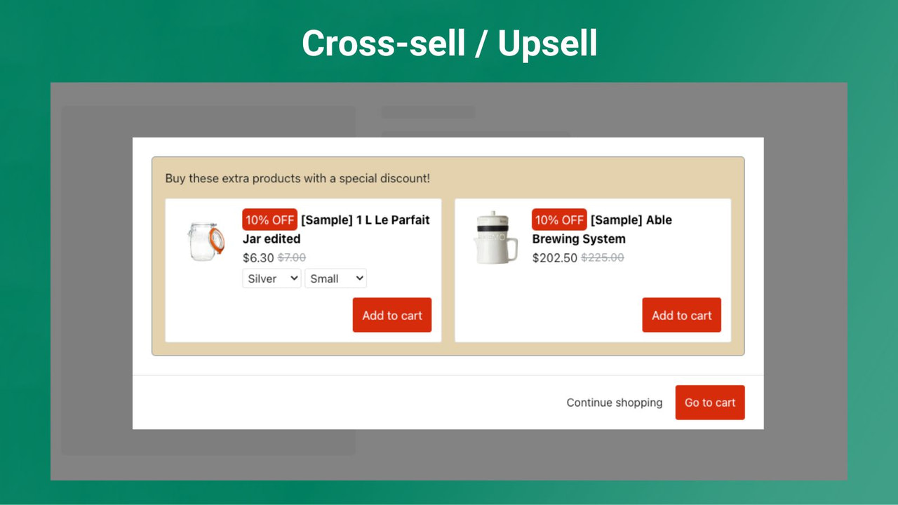 Cross-Selling / Upselling