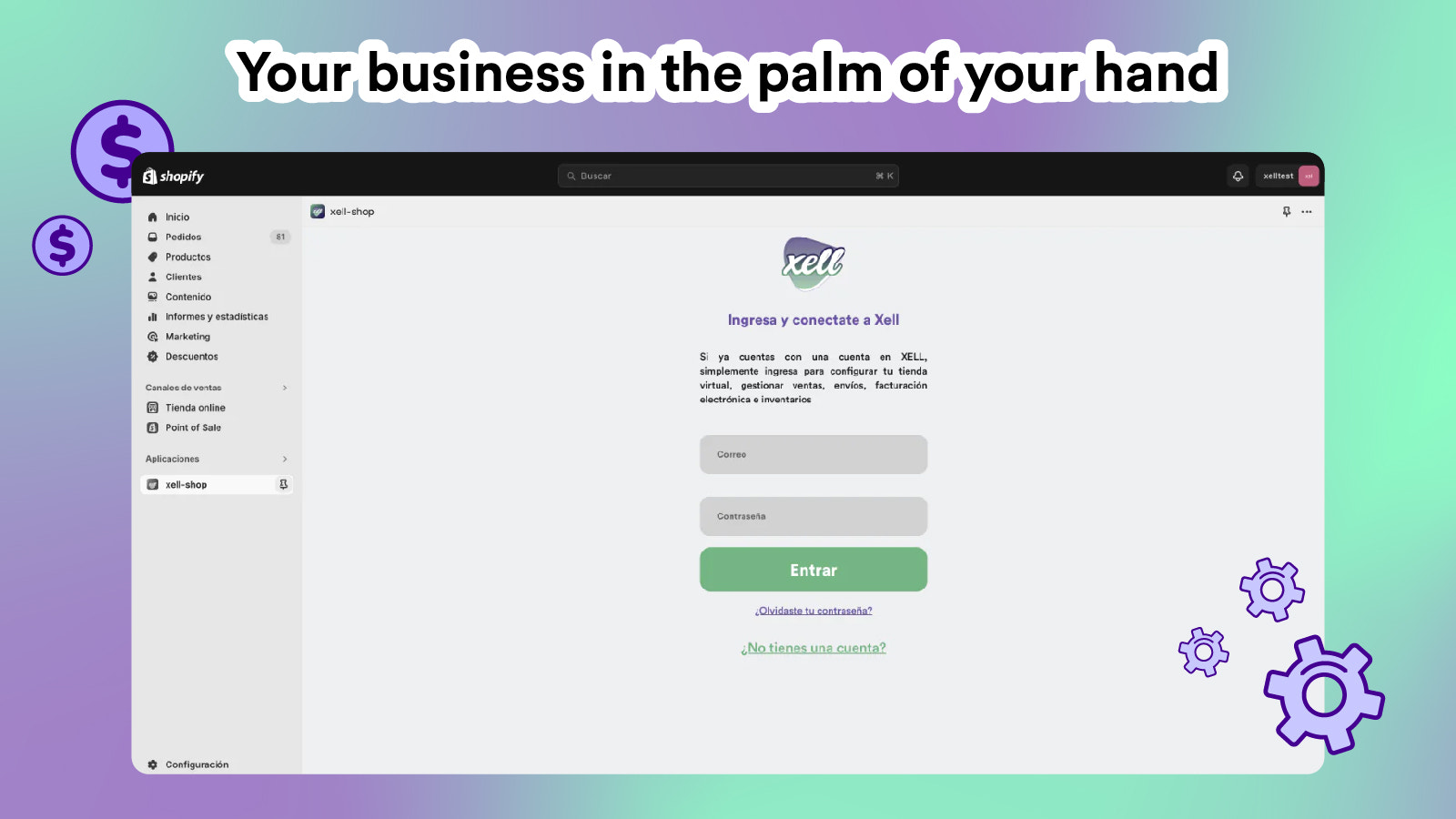 Your business in the palm of your hand