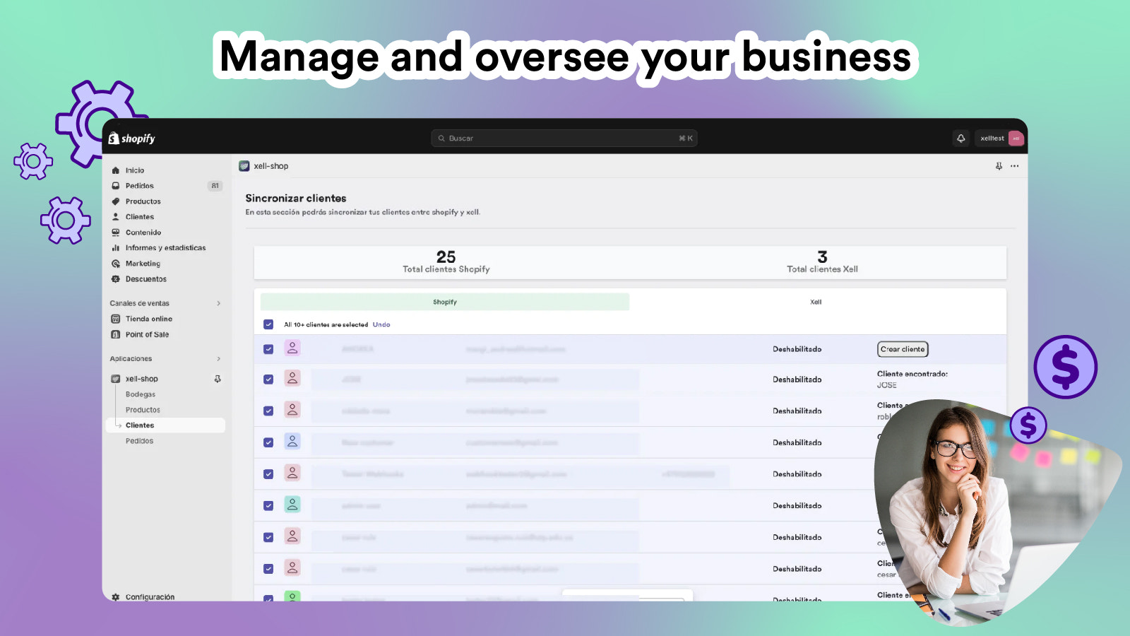 Manage and oversee your business