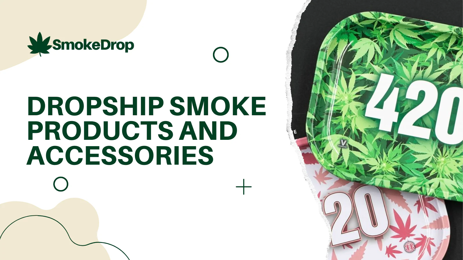 banner de envio direto de produtos e acessórios para fumo