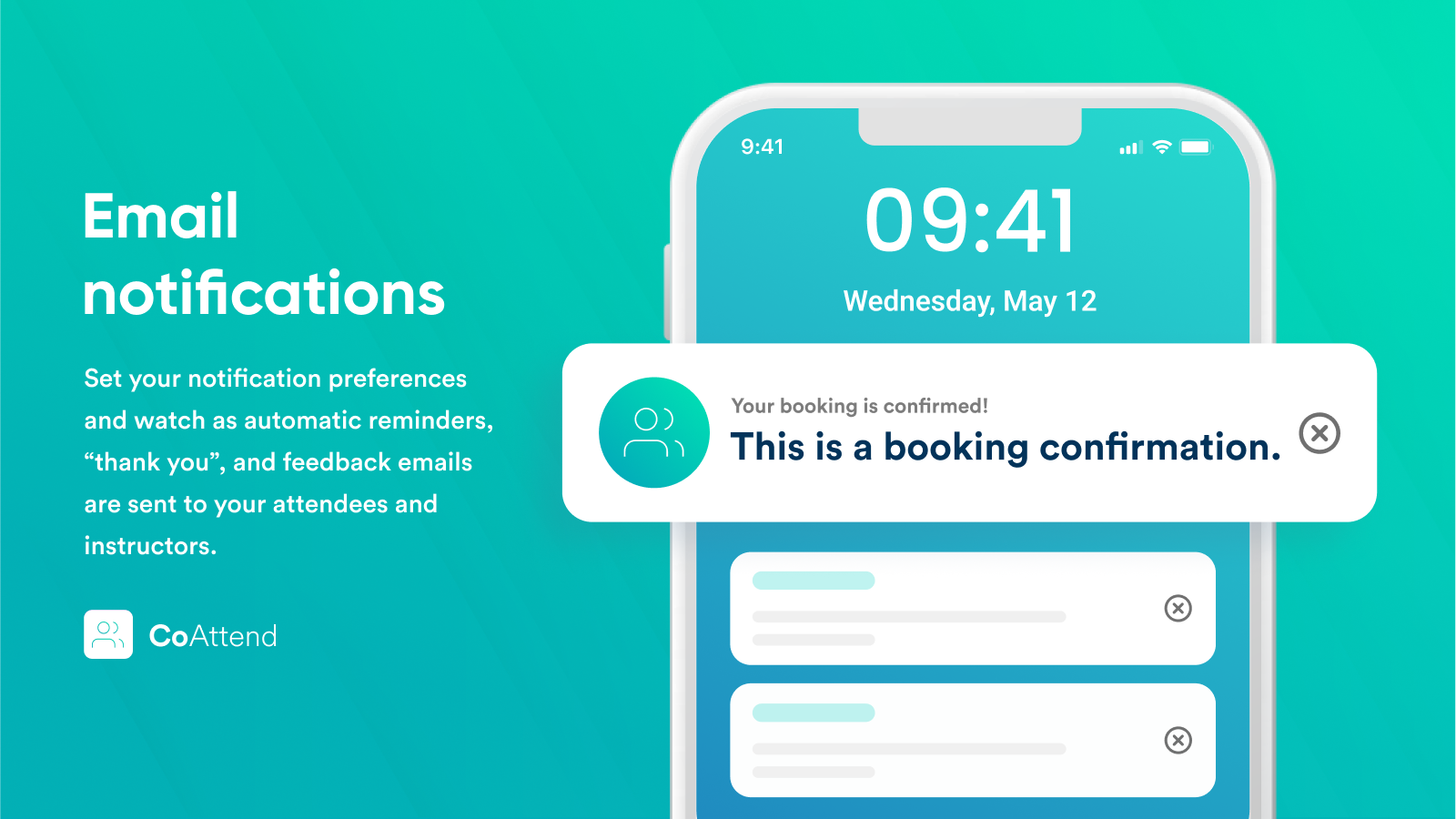 CoAttend ‑ Booking app Screenshot