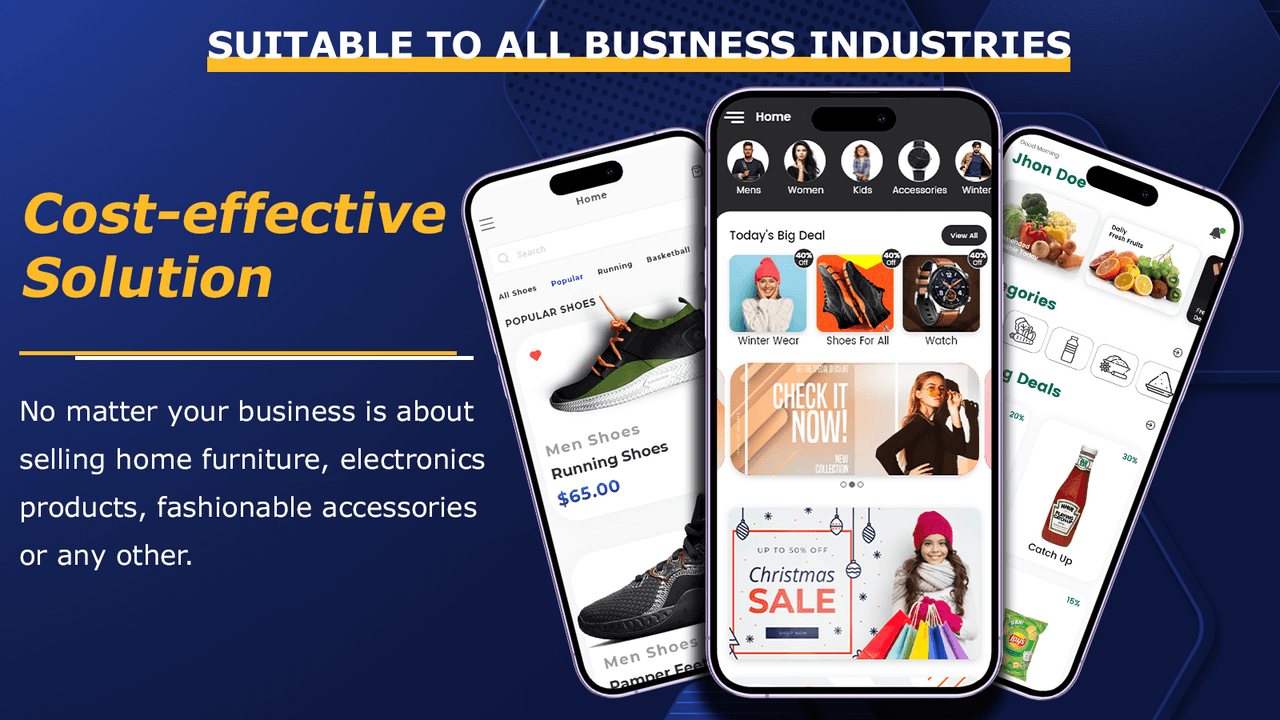 Mobiele app voor alle industrieën