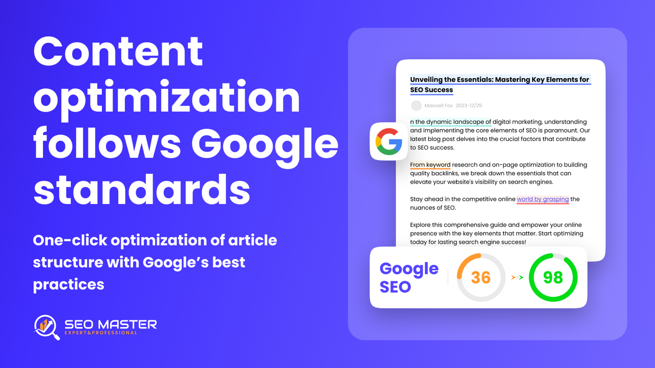 SEO Master otimização de conteúdo