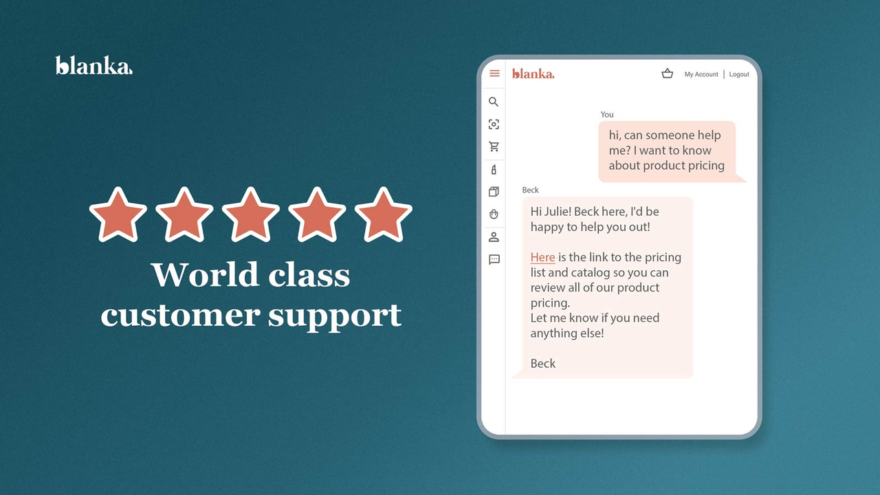 Världsklass kundsupport. 5-stjärnigt betygsatt granskat app.