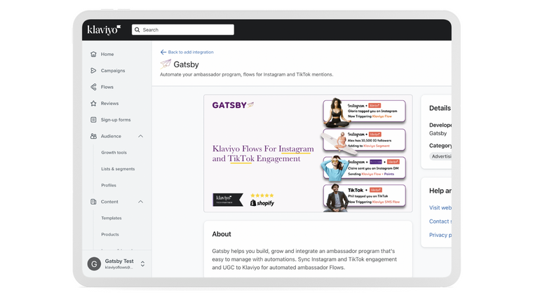 Gatsby: Grow VIP Lists By BFCM Screenshot