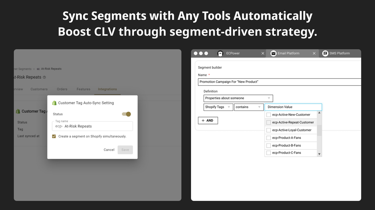 Synchroniseer Segmenten met Elke Tool Automatisch