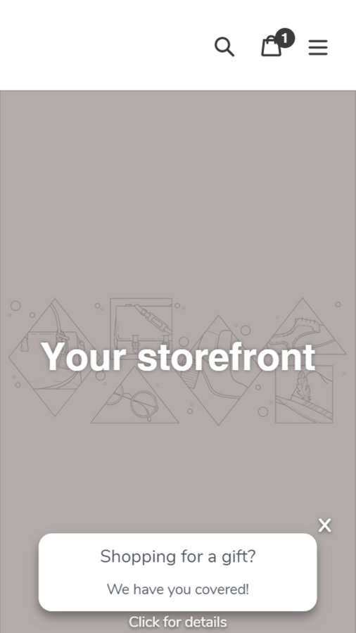 Storefront-Widget