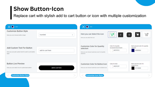 display add to cart button on collections