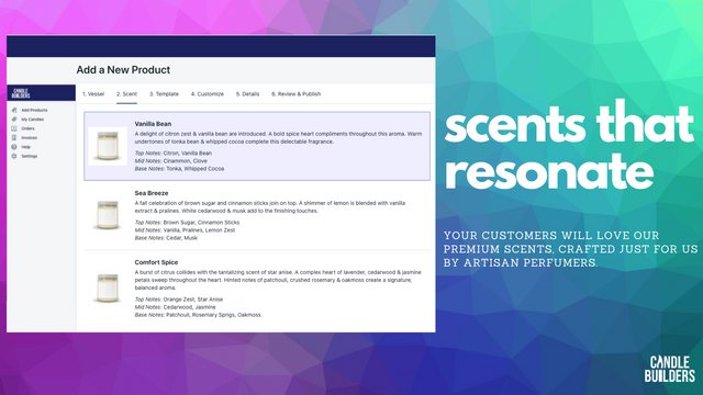 Choose Custom Candle Scent