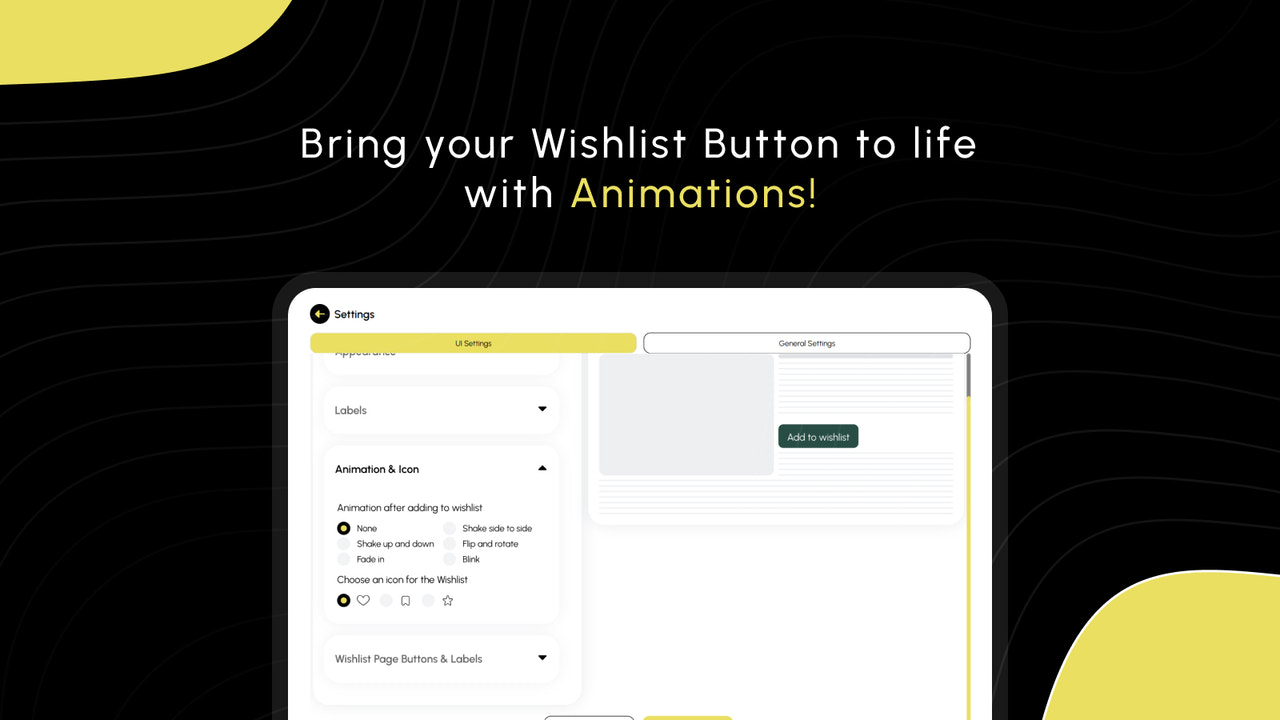 Bring life to your wishist button with Animations!