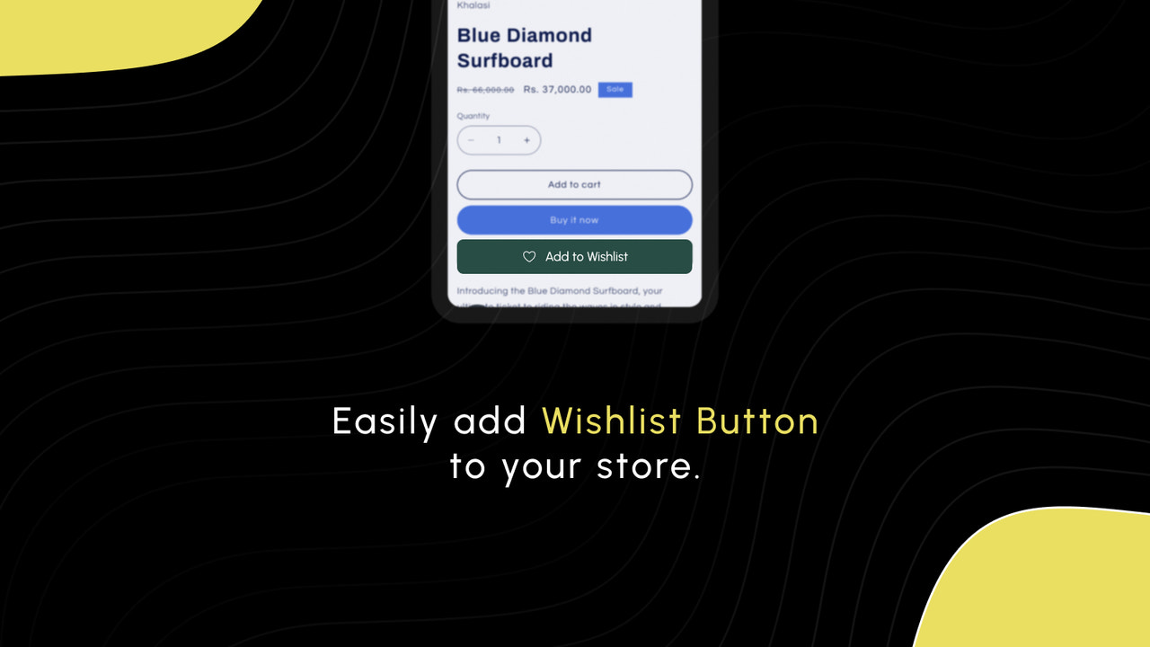 Easily add button to your store
