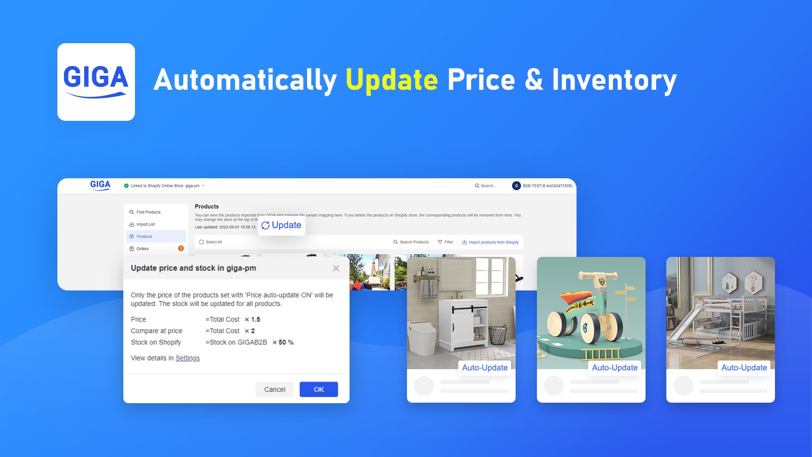 Automatisch prijs- & voorraadupdates