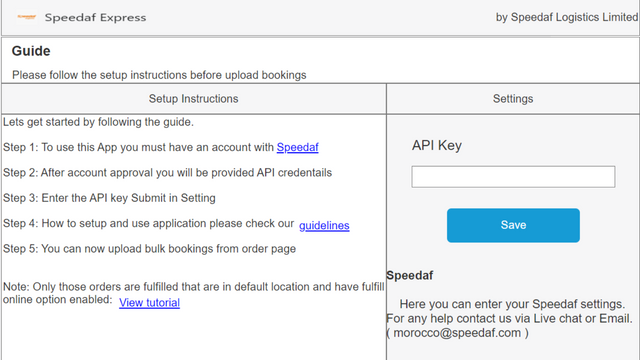 Use the Guides，customer can see Setup Instructions