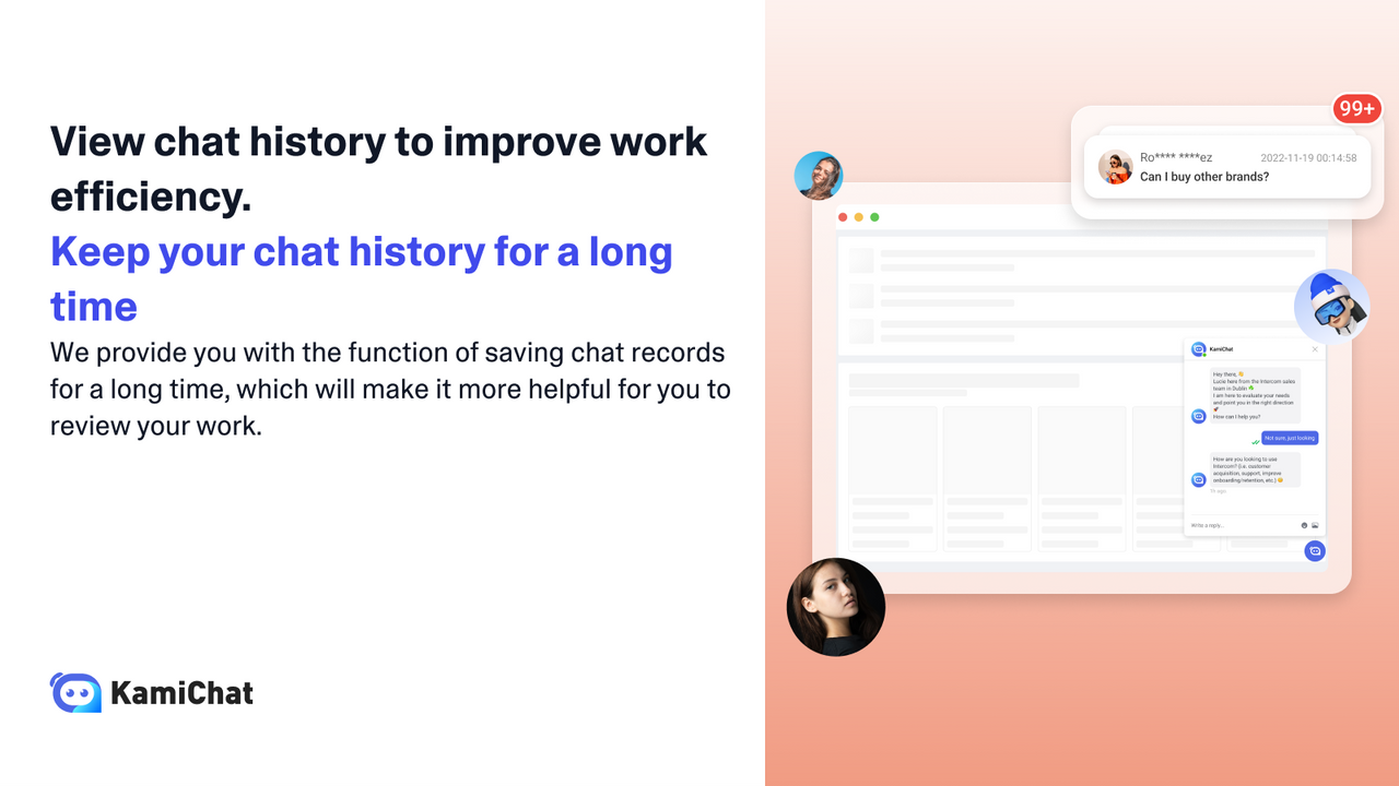 View chat history to improve work efficiency