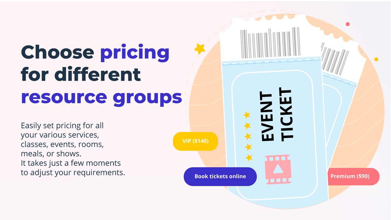 Choose pricing for different resource groups