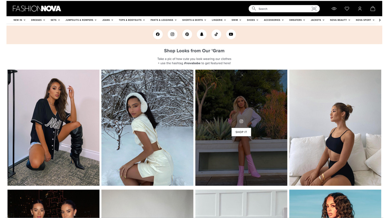 Shop koopbare instagram en ugc met foursixty