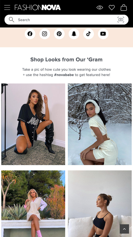 Shop koopbare instagram en ugc met foursixty