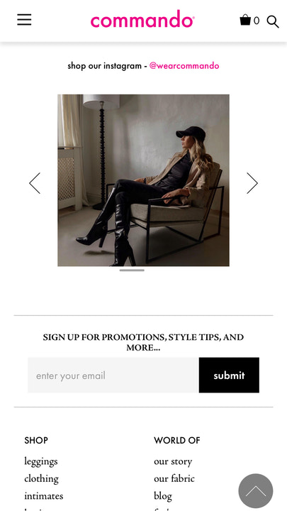 Shop shoppable instagram and ugc with foursixty