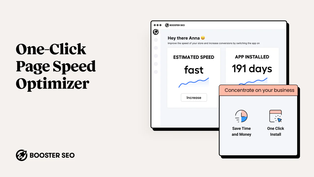 One-Click Page Speed Optimizer