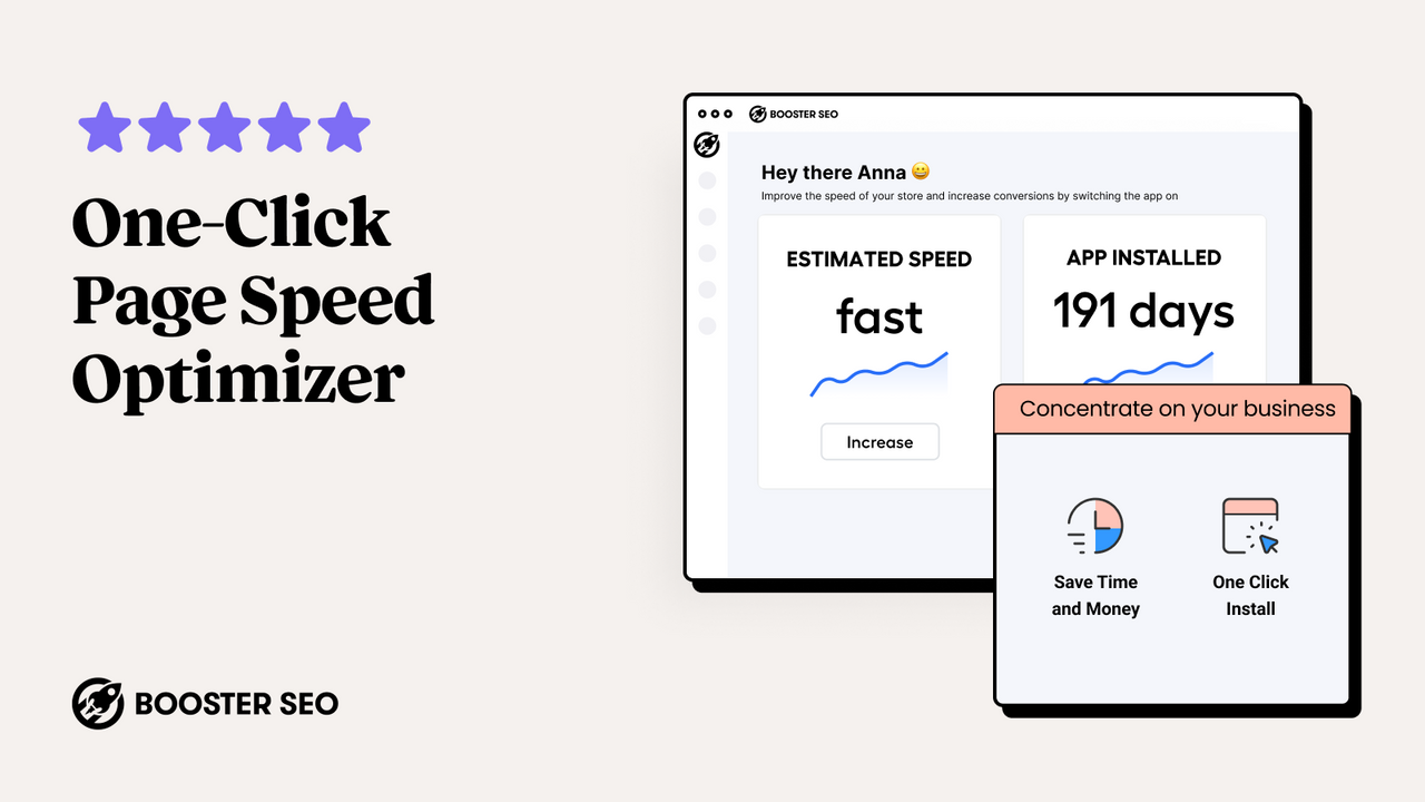 Booster: Page Speed Optimizer - Make your pages feel like they