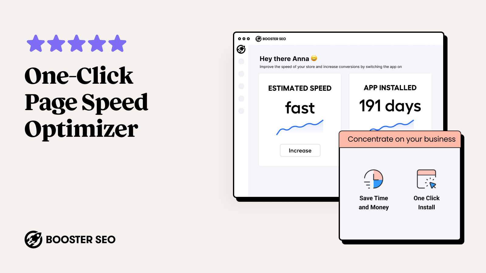 One-Click Page Speed Optimizer