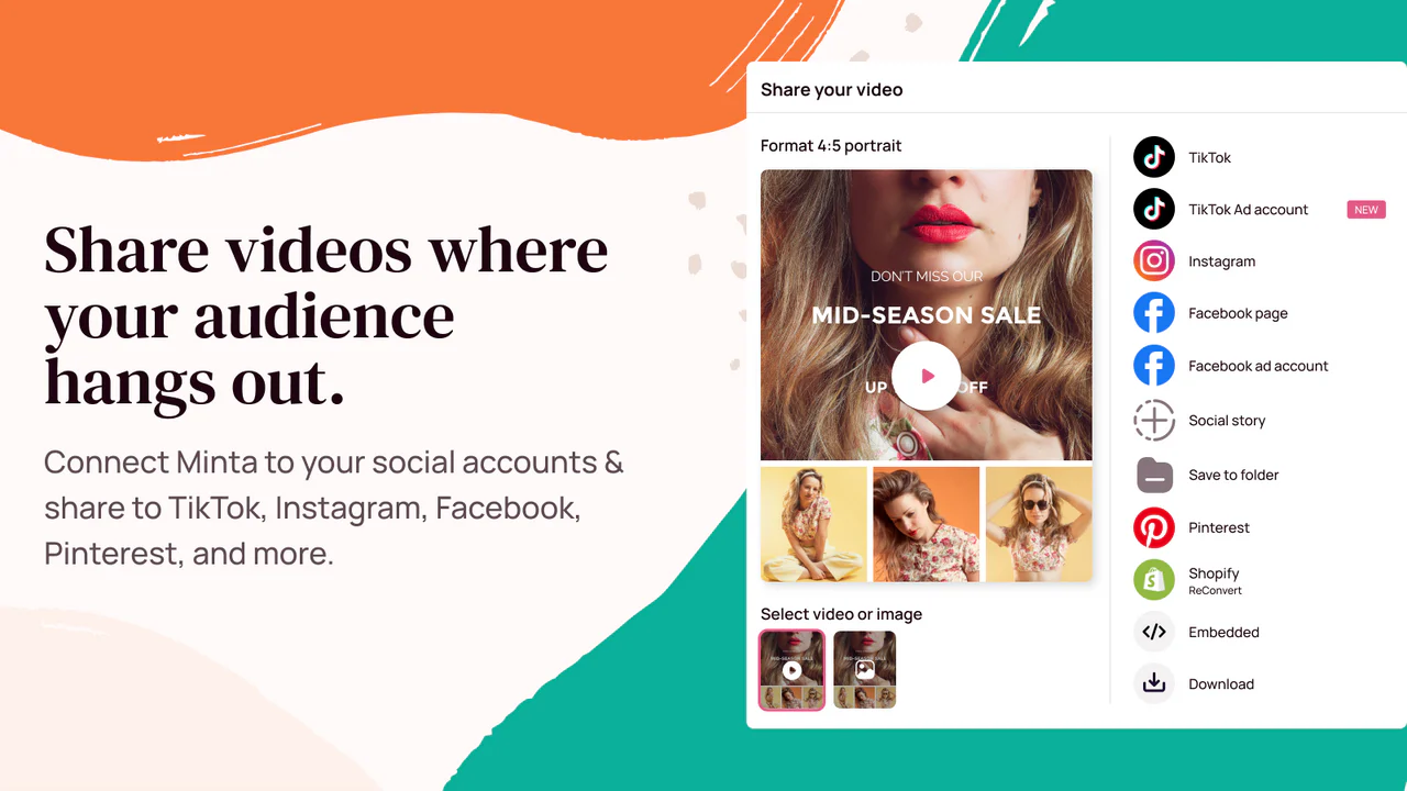 Your entire store catalog turned into stunning videos for social