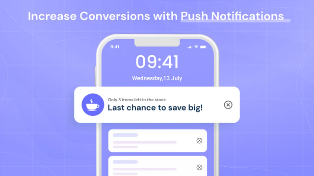 Aumenta la conversión con notificaciones push