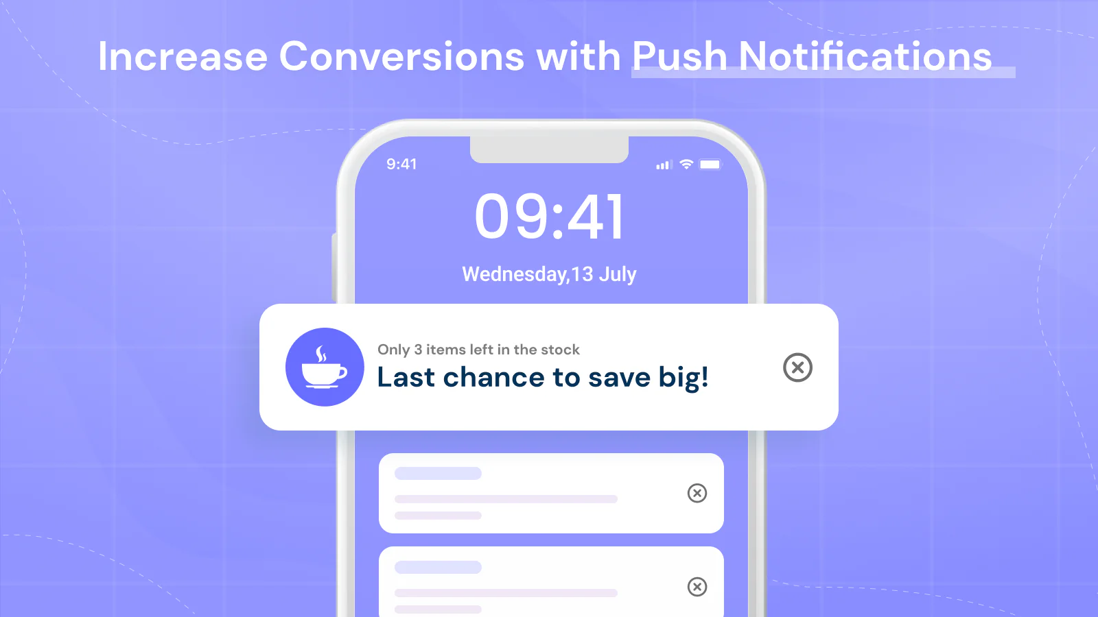 Augmentez la conversion avec les notifications push